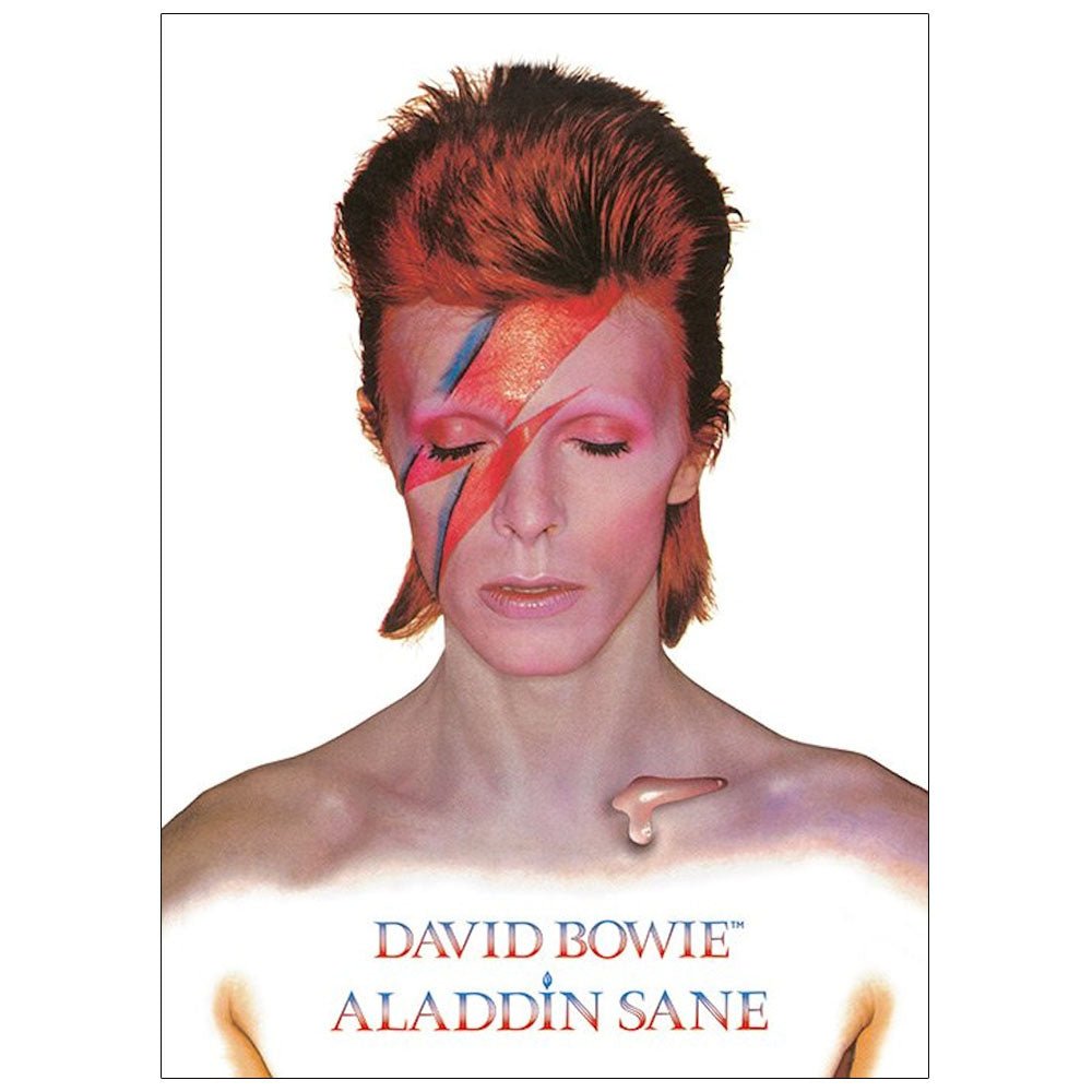 DAVID BOWIE デヴィッドボウイ - ALADDIN SANE / ポストカード・レター - PGS